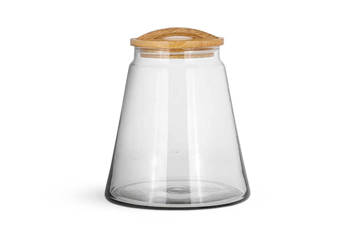 Nkuku - Chaaval Storage Jar - Clear - Large