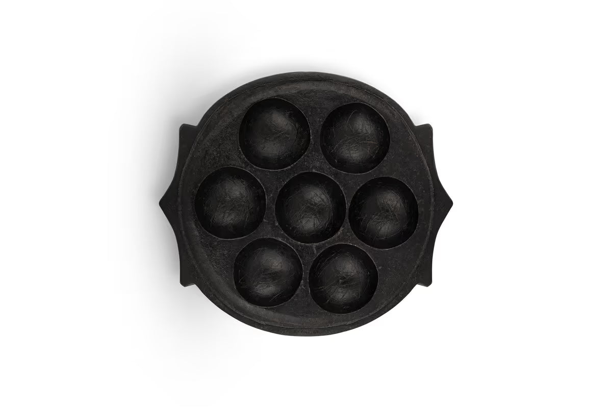Nkuku - Maji Stone Multi Tealight Holder - Antique Black