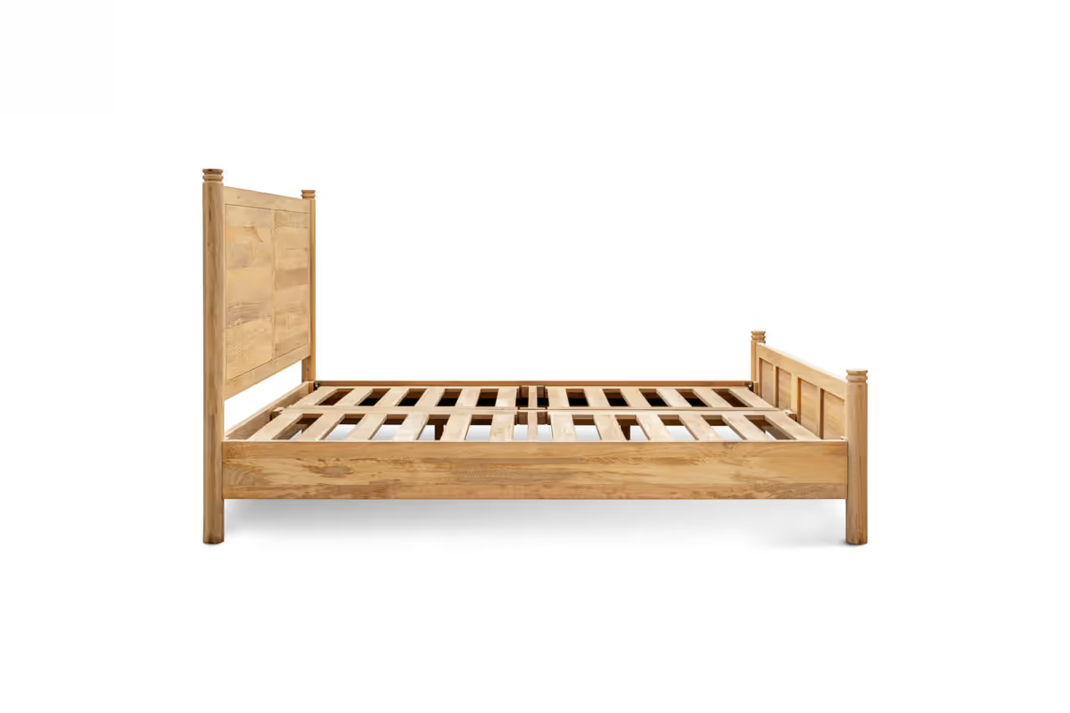 Nkuku - Sri Mango Wood Bed - Natural - Super King