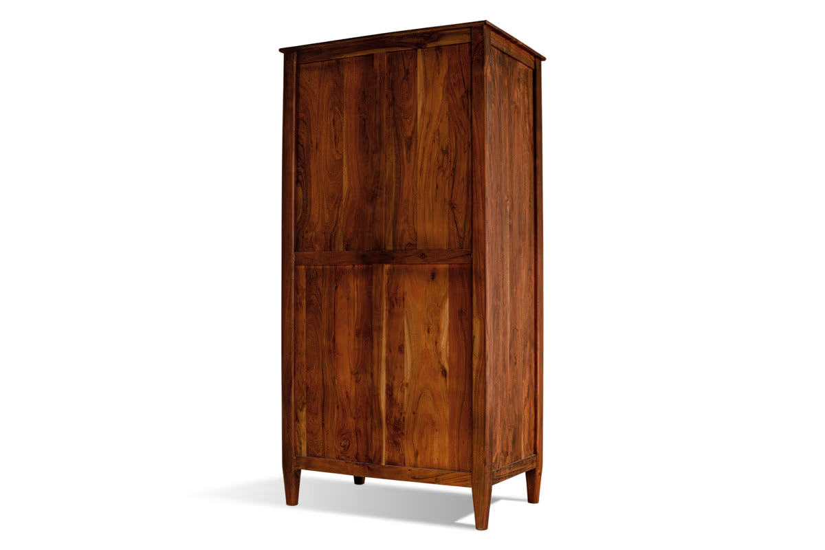 Nkuku - Anbu Acacia Wardrobe - Washed Walnut