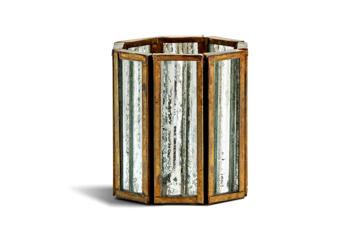 Nkuku - Tyma Tealight Holder - Brass - Small