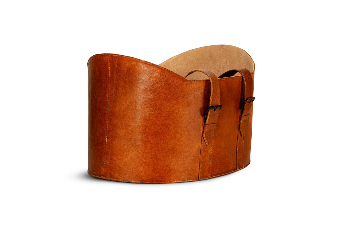 Nkuku - Panasi Leather Storage - Tan