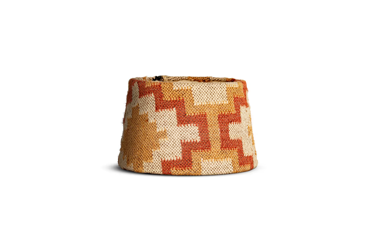 Nkuku - Shanto Jute Kilim Lampshade - Rust & Natural - Medium