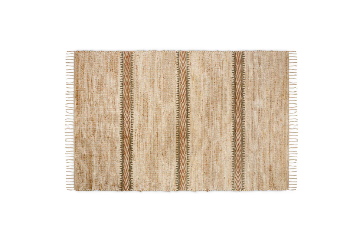 Nkuku - Zairya Kilim Rug - Natural
