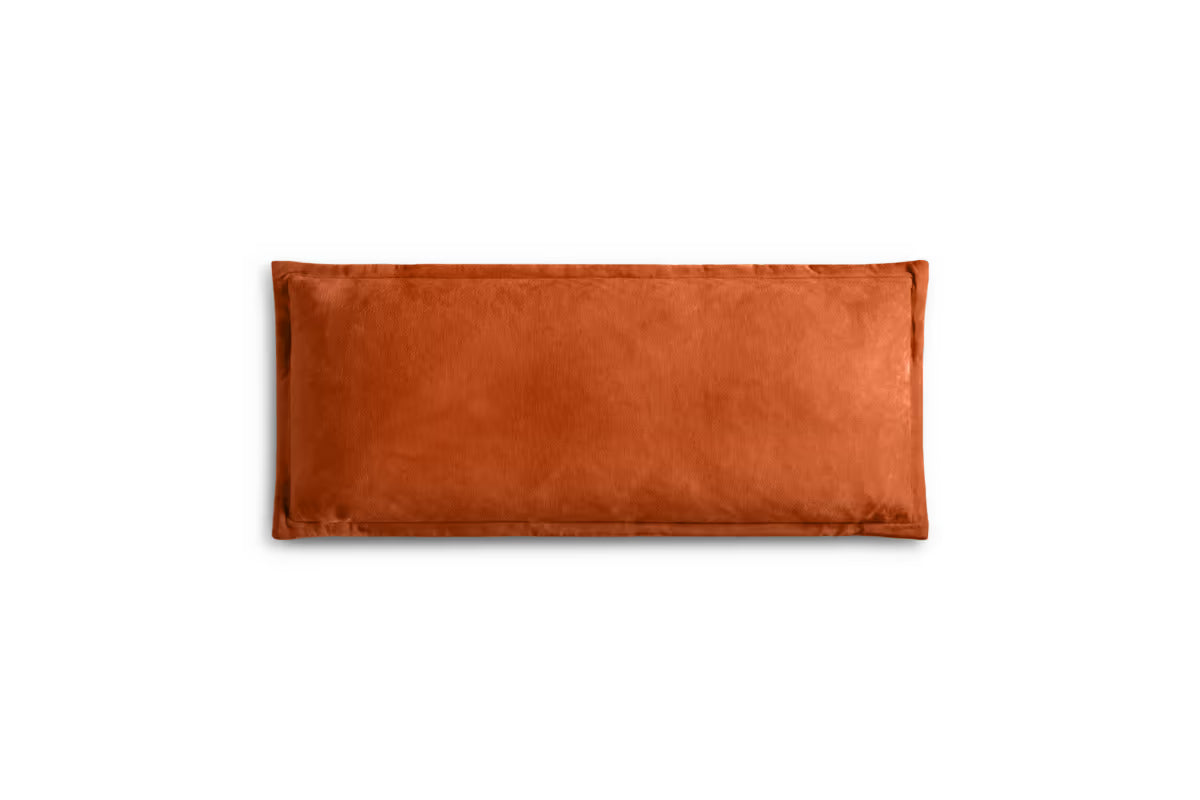 Nkuku - Menmai Statement Velvet Lumbar Cushion Cover - Cinnamon - Without Cushion Inner