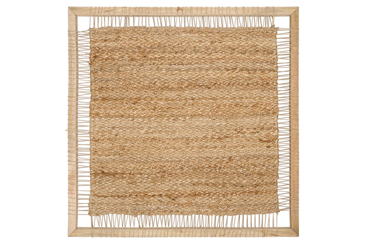 Nkuku - Pemali Woven Jute Wall Art - Natural