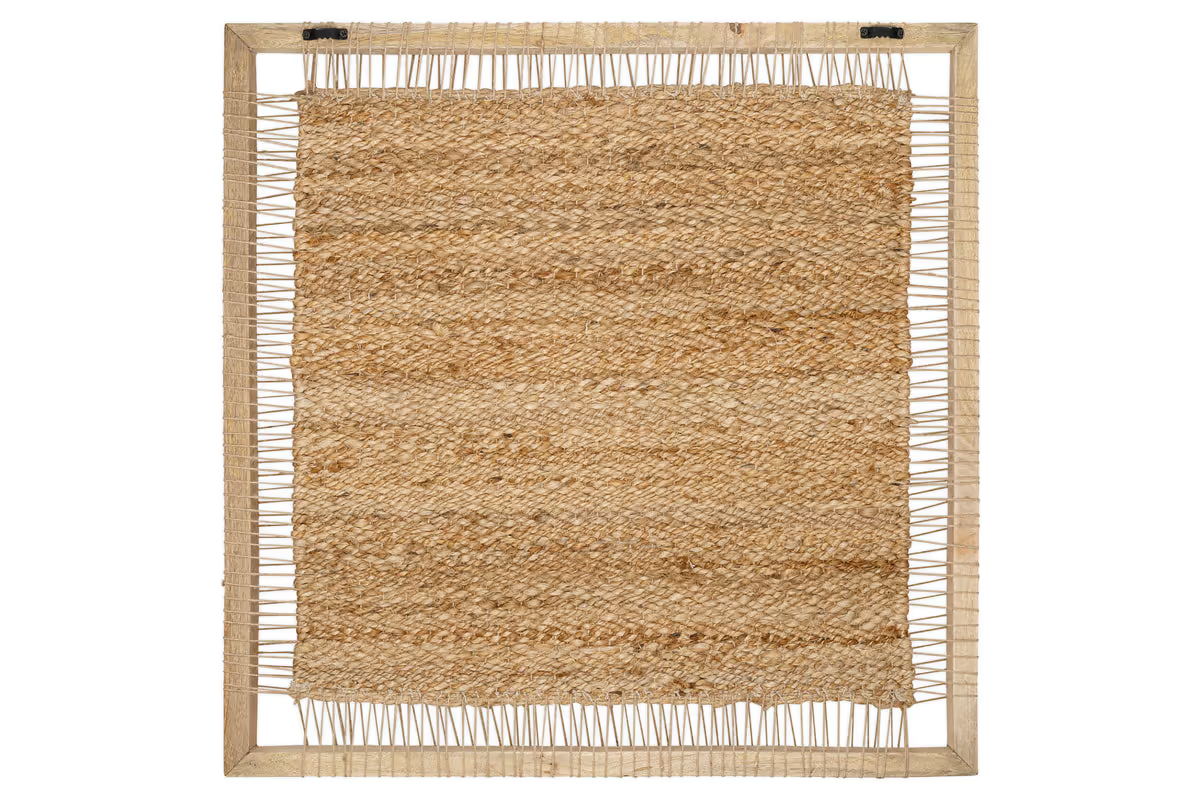 Nkuku - Pemali Woven Jute Wall Art - Natural
