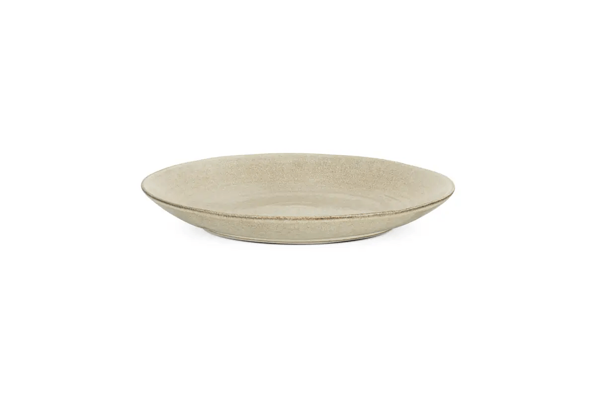 Nkuku - Valinha Earthenware Dinner Plate - Grey