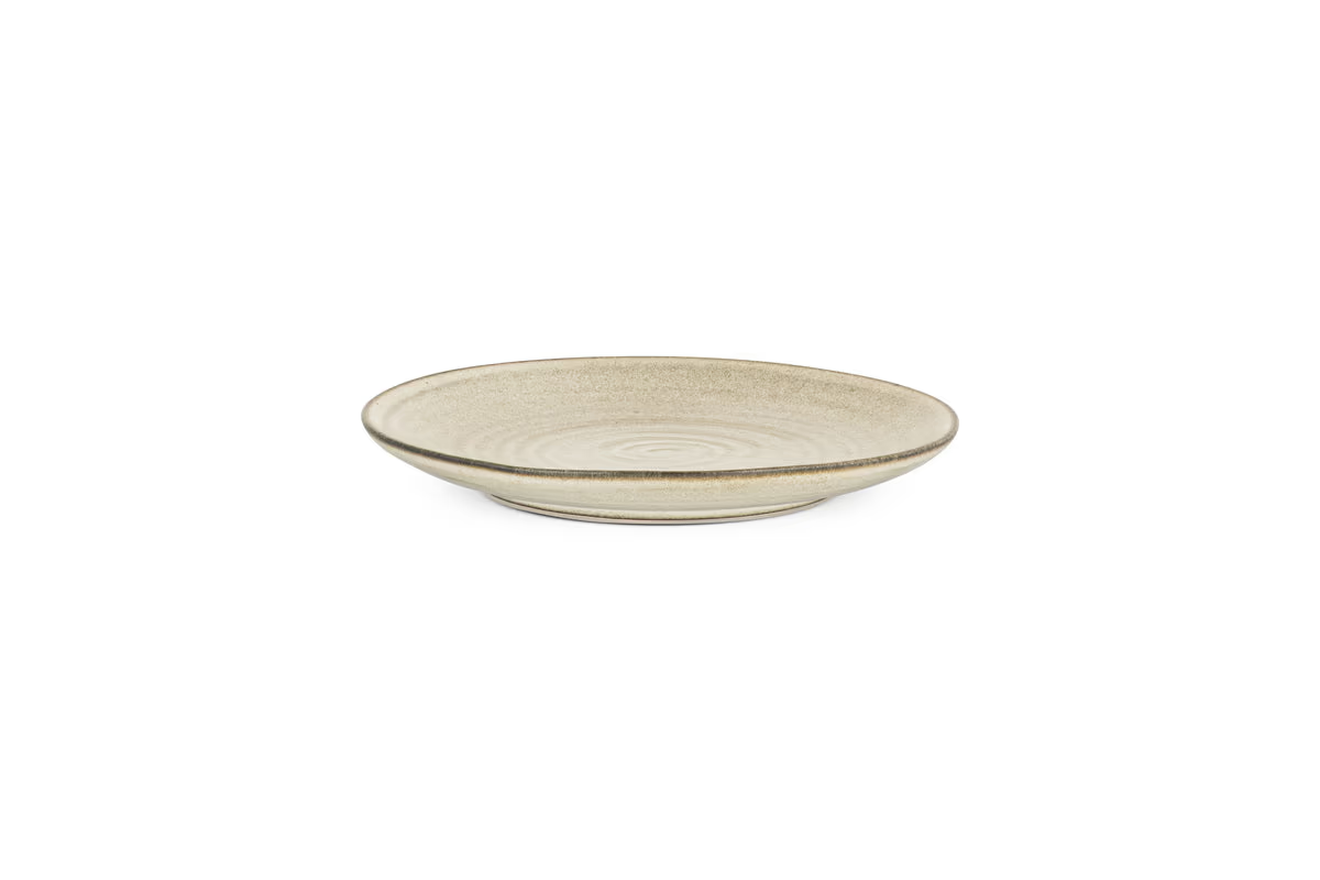 Nkuku - Valinha Earthenware Side Plate - Grey