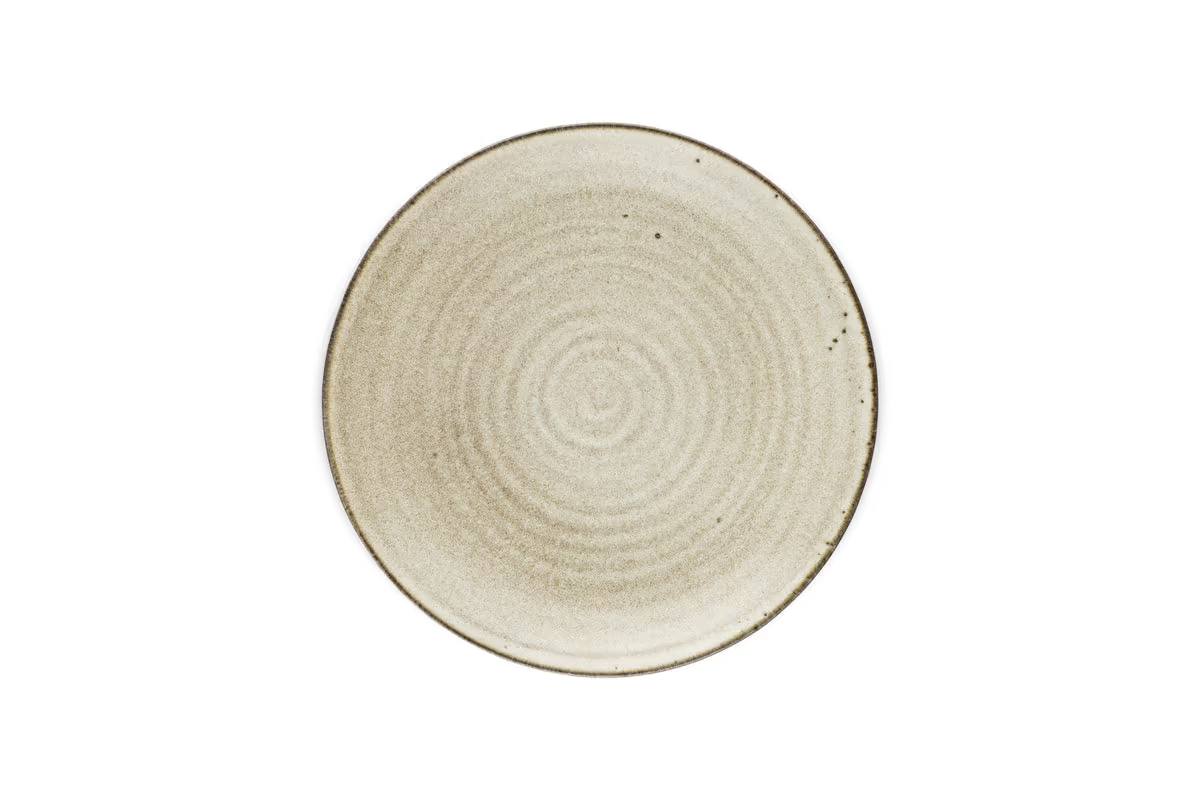 Nkuku - Valinha Earthenware Side Plate - Grey