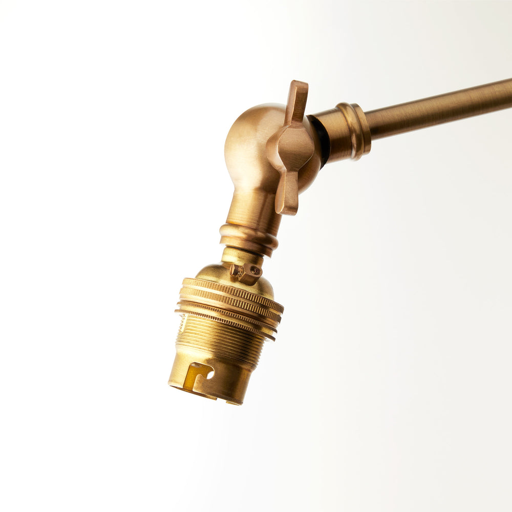 Pooky - Cooper Wall Fitting - Antique Brass
