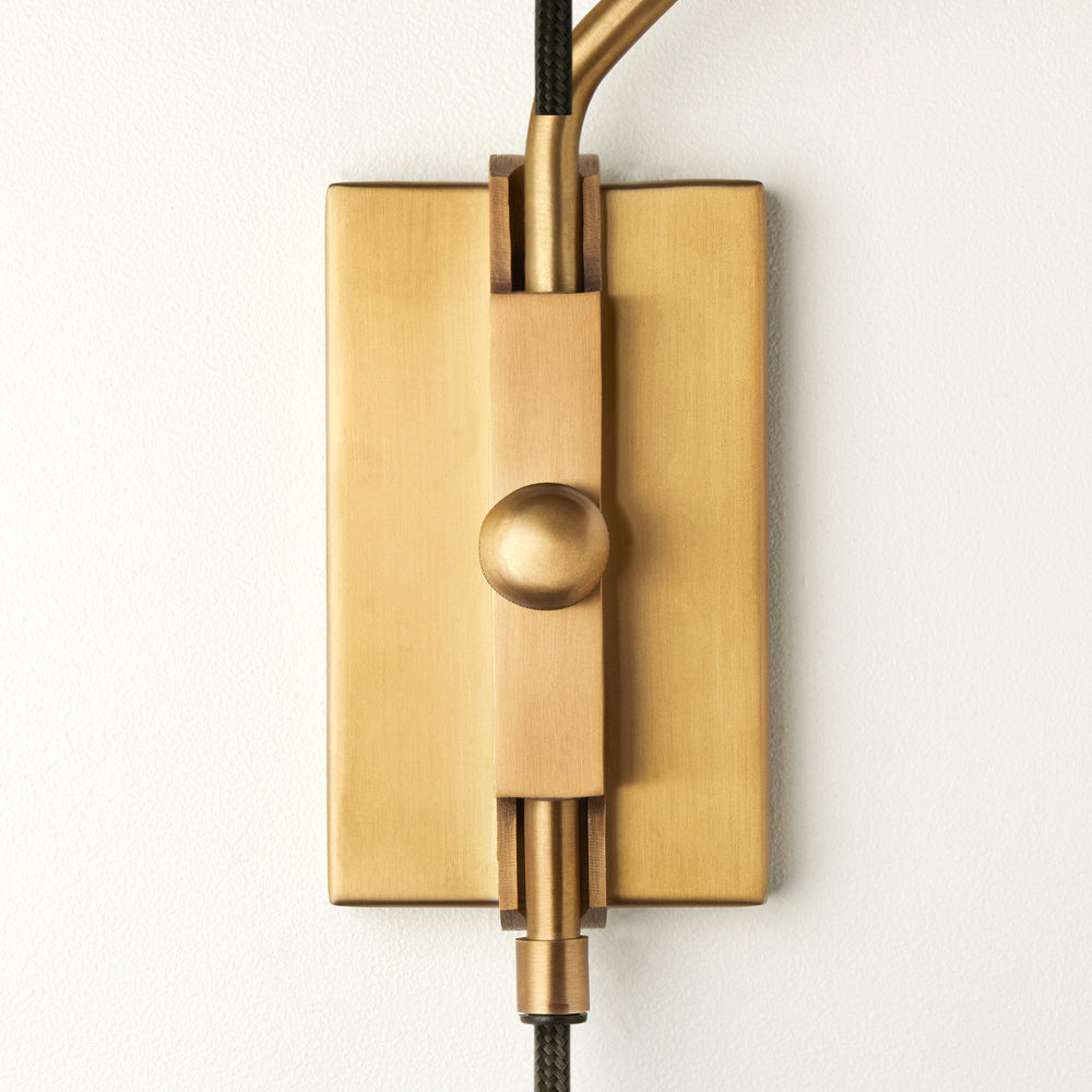 Pooky - Cooper Wall Fitting - Antique Brass
