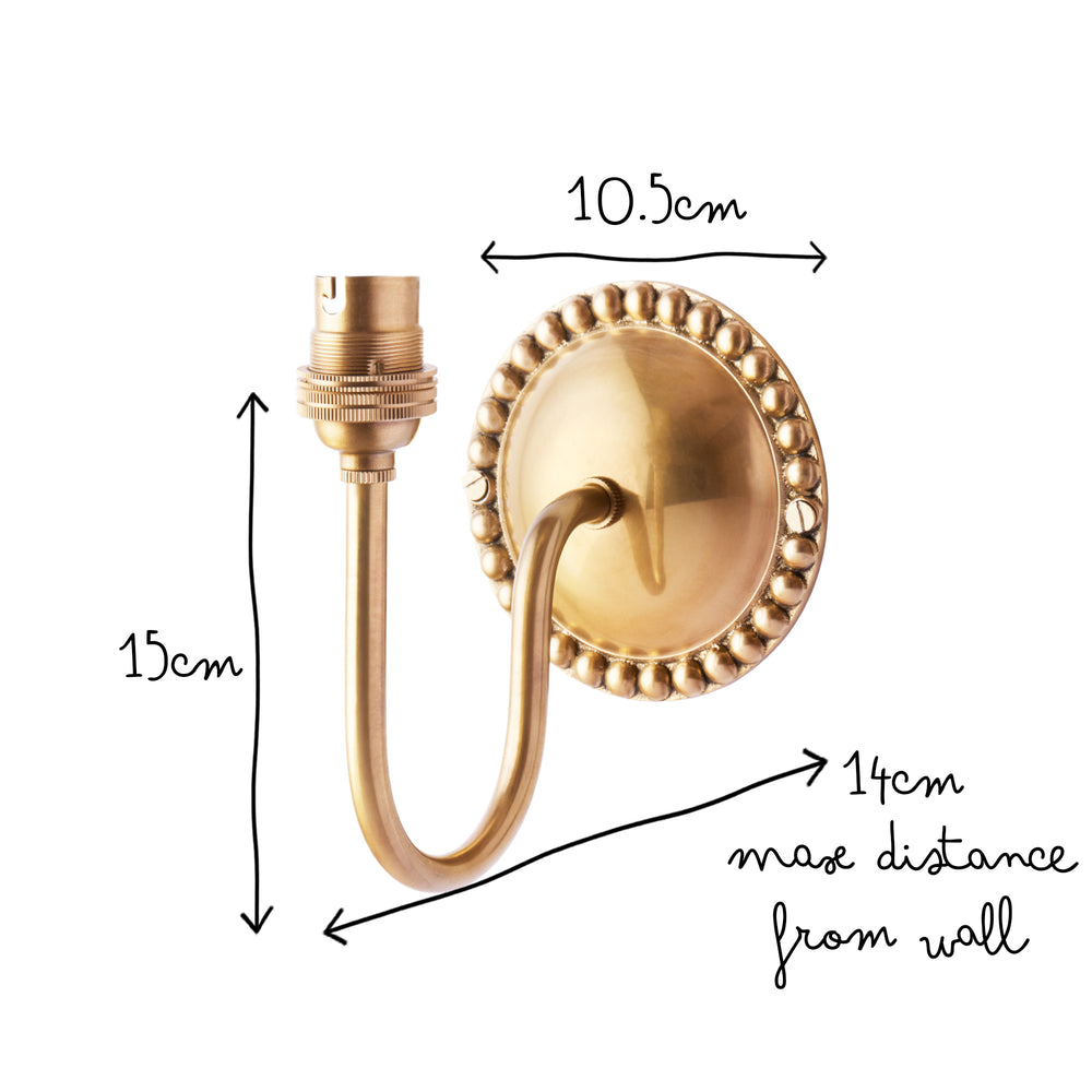 Pooky - Coster Wall Fitting - Brass