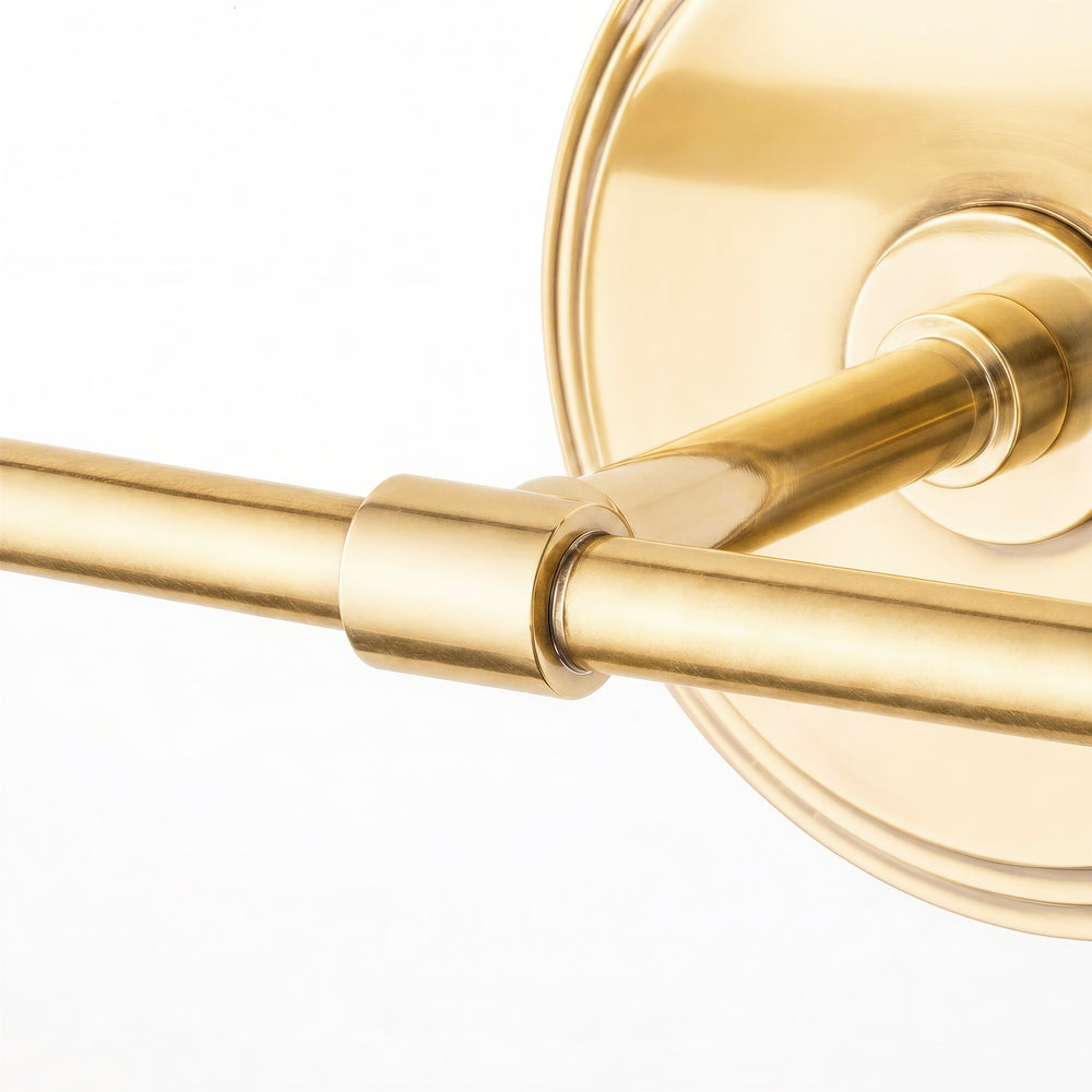 Pooky - Double Chukka Rechargeable Wall Fitting - Antique Brass