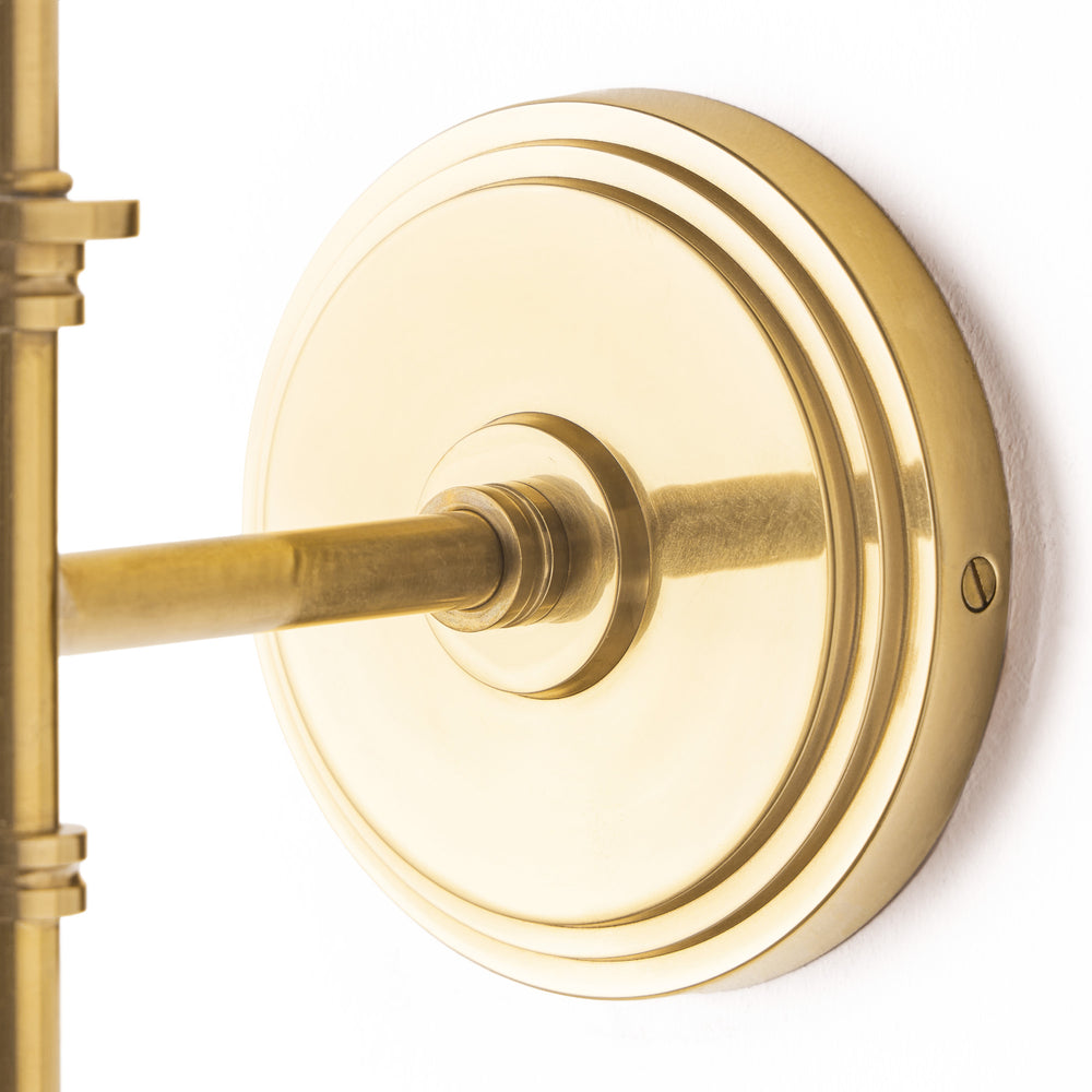 Pooky - Single Chukka Rechargeable Wall Fitting - Antique Brass
