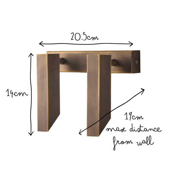 Pooky - Double Andor Ip54 Adjustable Wall Light - Bronze