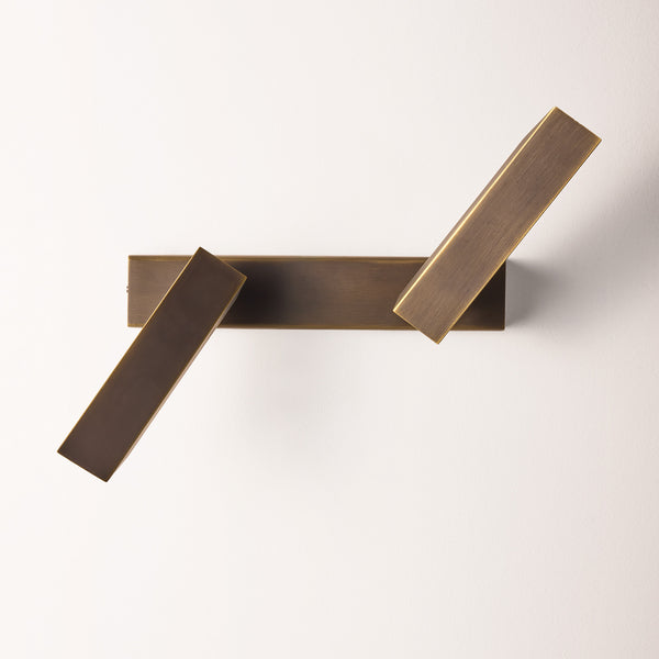 Pooky - Double Andor Ip54 Adjustable Wall Light - Bronze