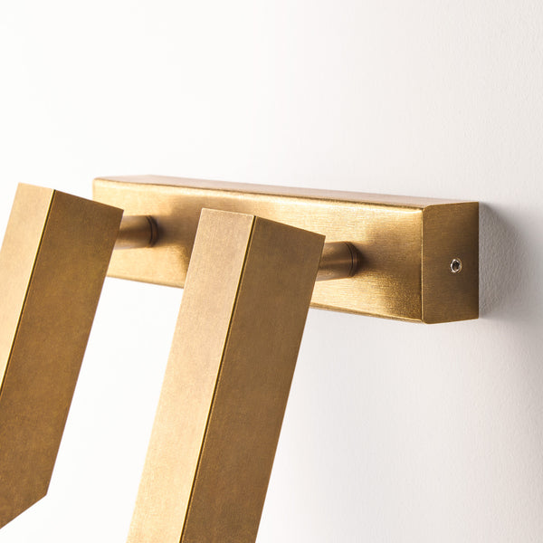 Pooky - Double Andor Ip54 Adjustable Wall Light - Brass