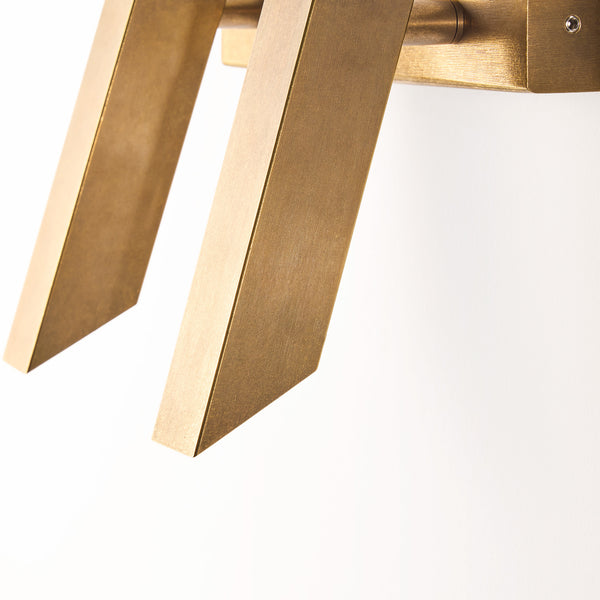 Pooky - Double Andor Ip54 Adjustable Wall Light - Brass