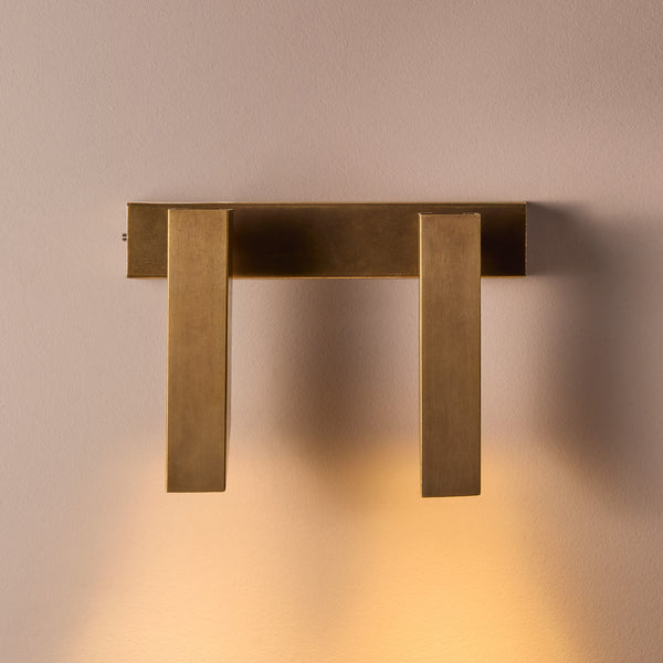 Pooky - Double Andor Ip54 Adjustable Wall Light - Brass