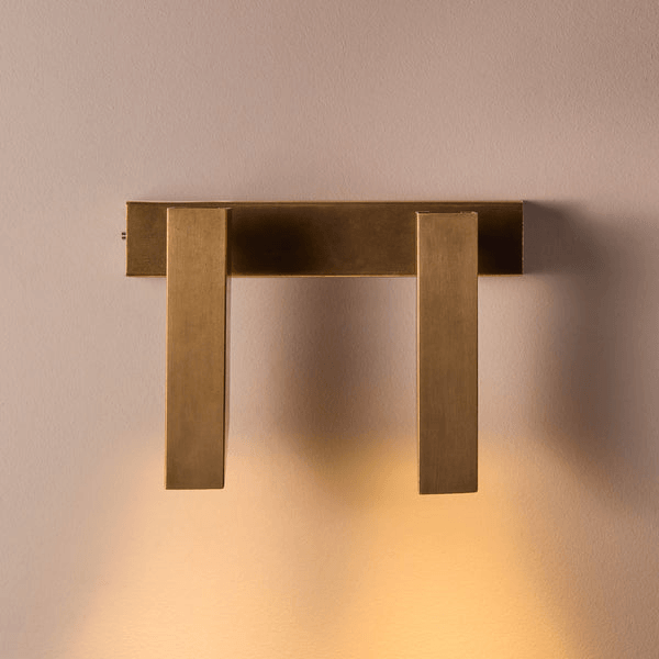 Pooky - Double Andor Ip54 Adjustable Wall Light - Brass