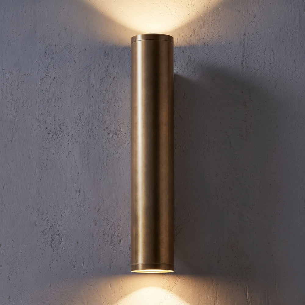 Pooky - Austell IP54 Wall Light - Aged Brass