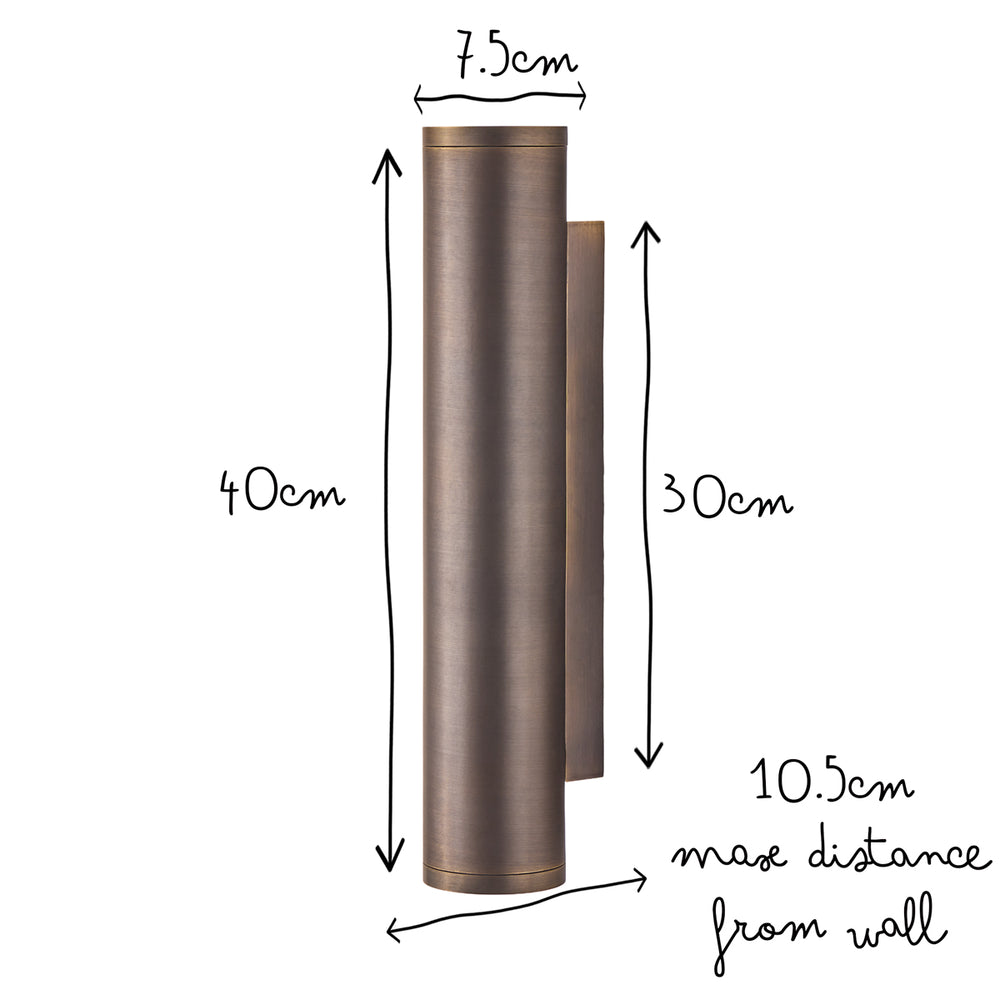 Pooky - Austell IP54 Wall Light - Bronze