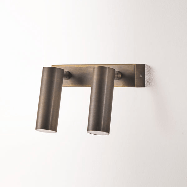Pooky - Double Austell Ip54 Wall Spotlight - Bronze