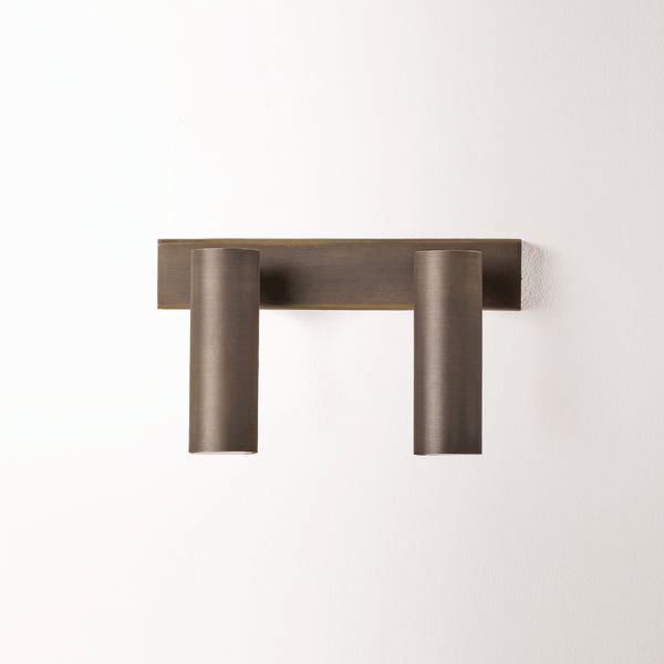 Pooky - Double Austell Ip54 Wall Spotlight - Bronze