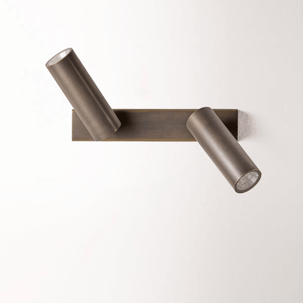 Pooky - Double Austell Ip54 Wall Spotlight - Bronze