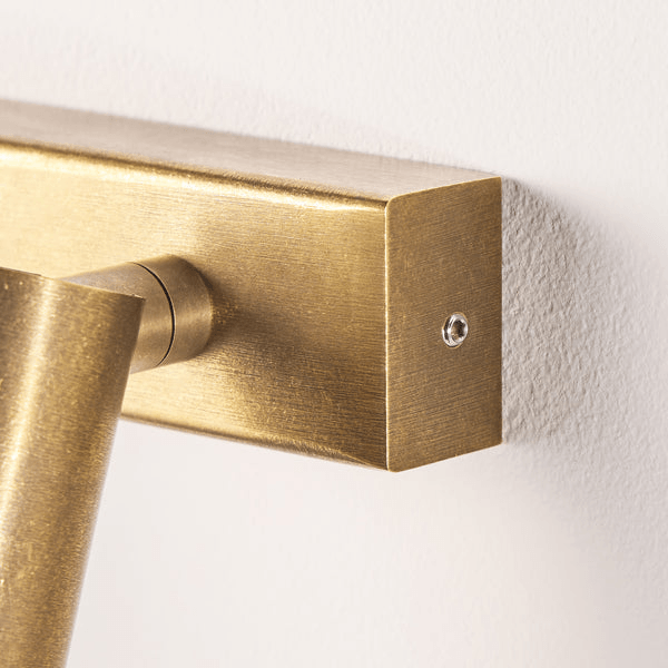 Pooky - Double Austell Ip54 Wall Spotlight - Brass