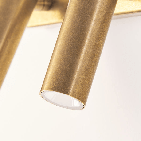 Pooky - Double Austell Ip54 Wall Spotlight - Brass