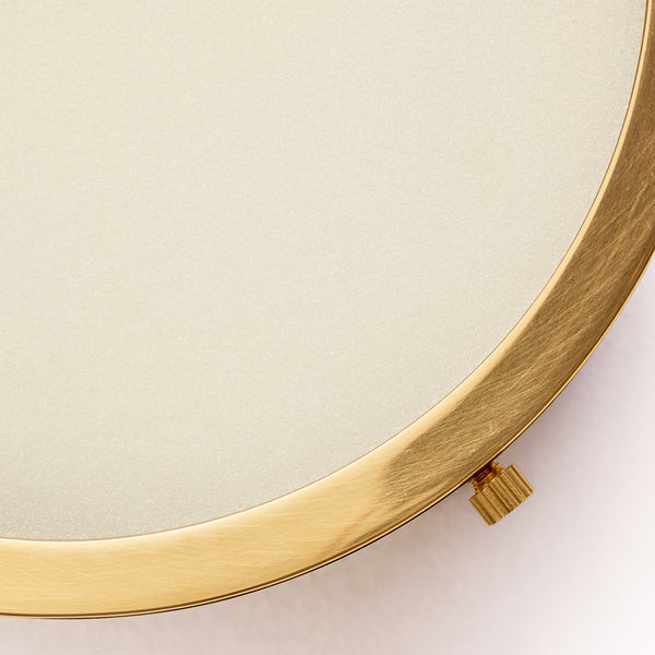 Pooky - Blanchard ip44 Flush Ceiling Light - Brass and Glass