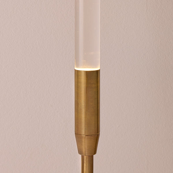 Pooky - Bullrush ip67 Spike Lights - Brass and Glass