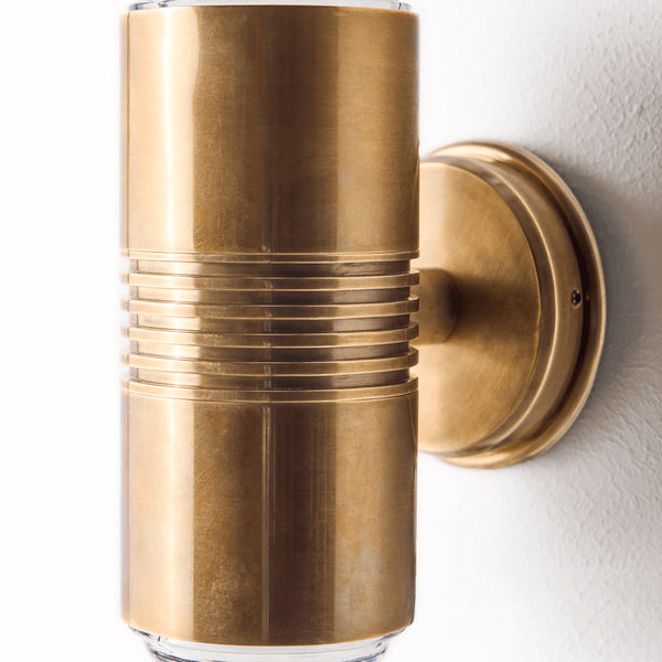 Pooky - Larger Blythe Ip54 Wall Light - Outdoor - Antique Brass