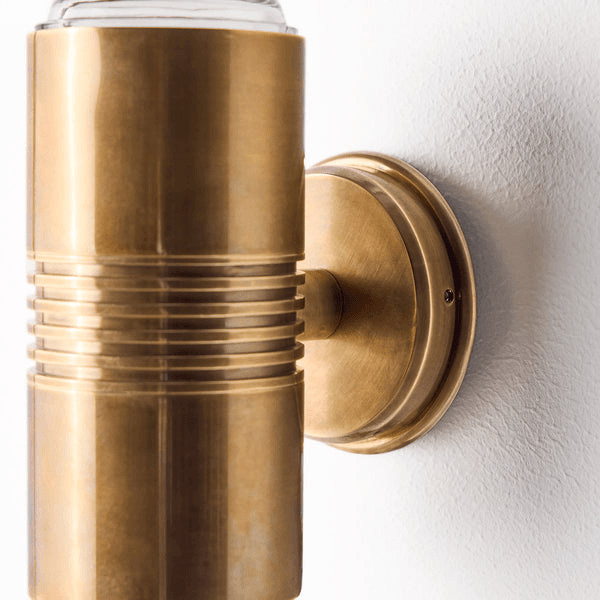 Pooky - Larger Blythe Ip54 Wall Light - Outdoor - Antique Brass