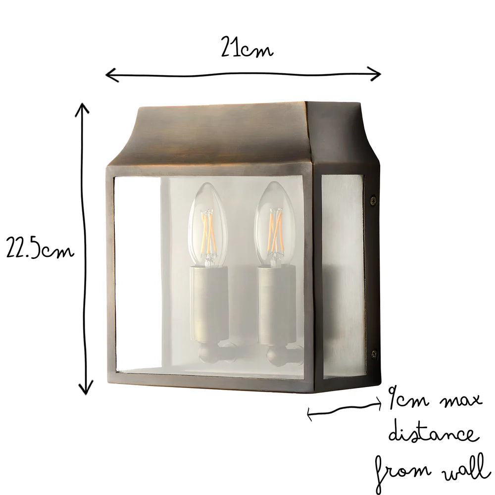 Pooky Double Crail IP44 Exterior Wall Light