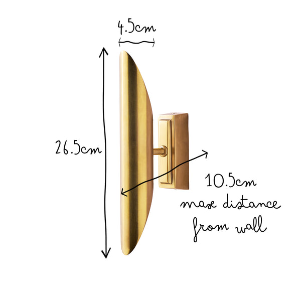 Pooky - Duet Wall Light - Smaller - Brass