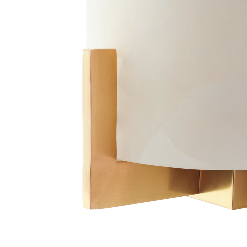 Pooky - Franklyn Wall Light - Brass and Alabaster