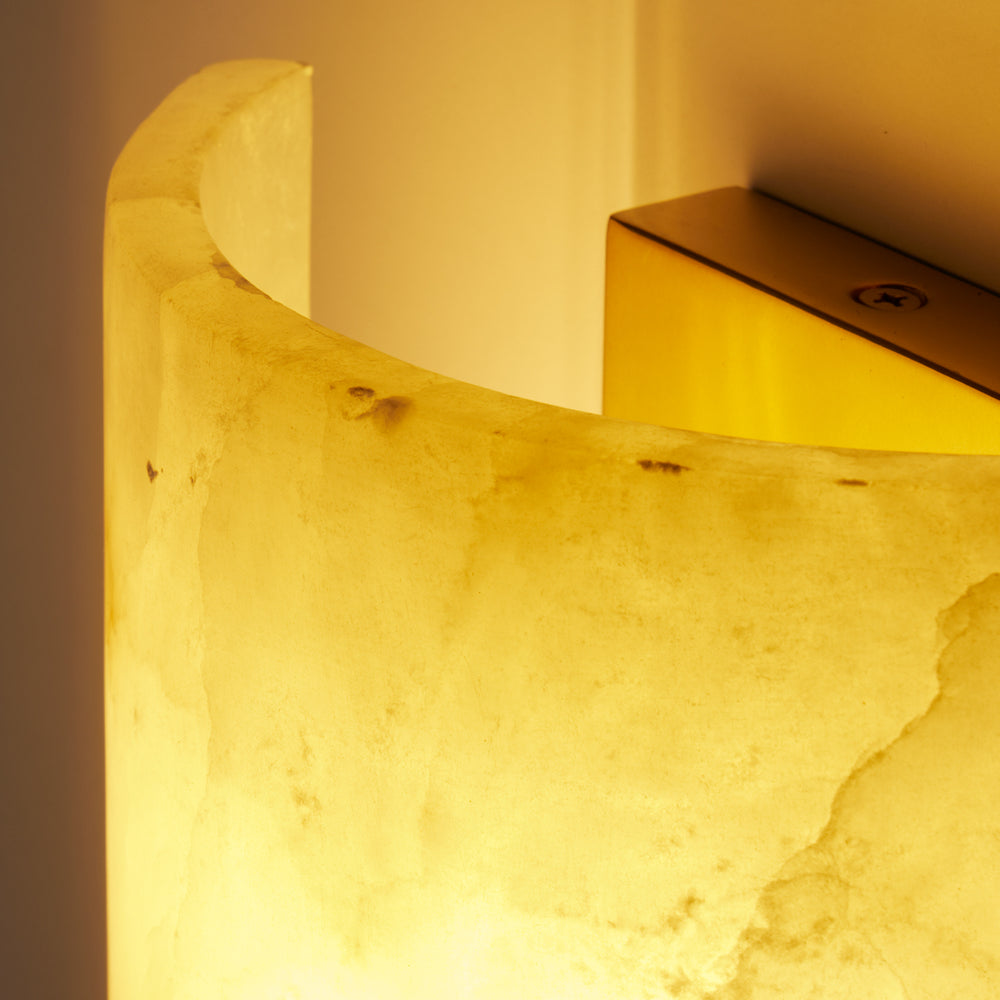 Pooky - Franklyn Wall Light - Brass and Alabaster