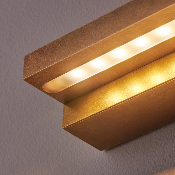 Pooky - Gara Ip54 Down Wall Lighter - Brass