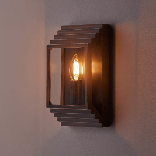 Pooky - Hayle Ip44 Exterior Wall Light - Bronze