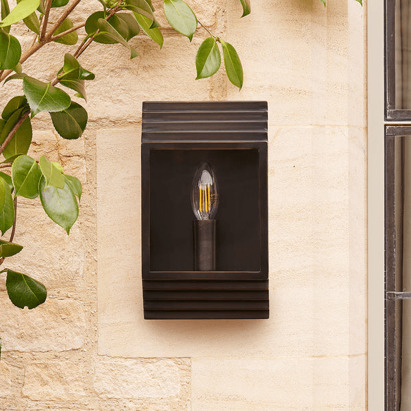 Pooky - Hayle Ip44 Exterior Wall Light - Bronze