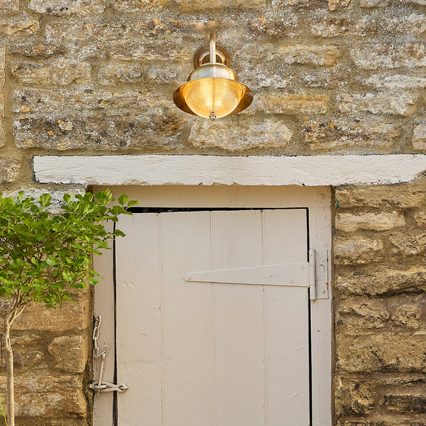 Pooky - Holophane Ip44 Exterior Wall Light - Brass