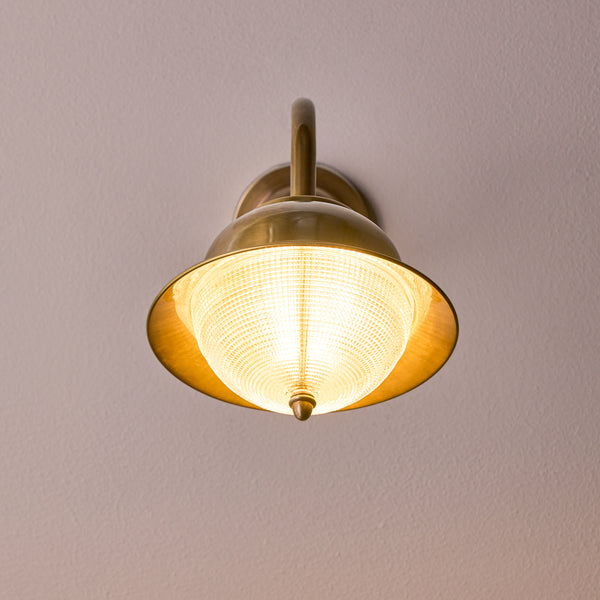 Pooky - Holophane Ip44 Exterior Wall Light - Brass