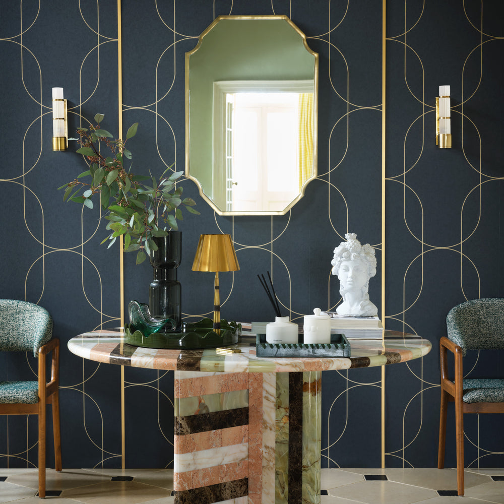 Pooky - Jet Wall Light - Brass and Frosted Glass