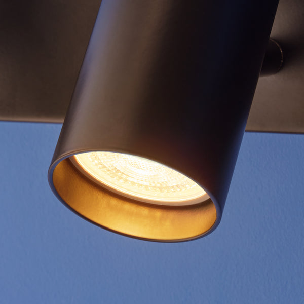 Pooky - Lewis Double Wall Spotlight - Black