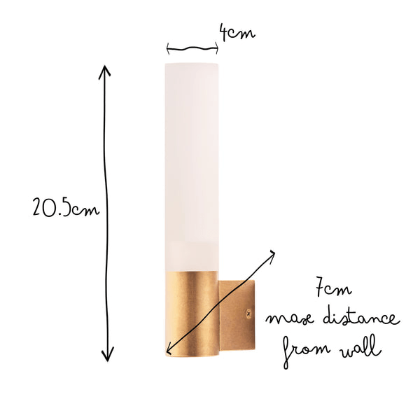 Pooky - Lucas Ip65 Wall Light - Brass
