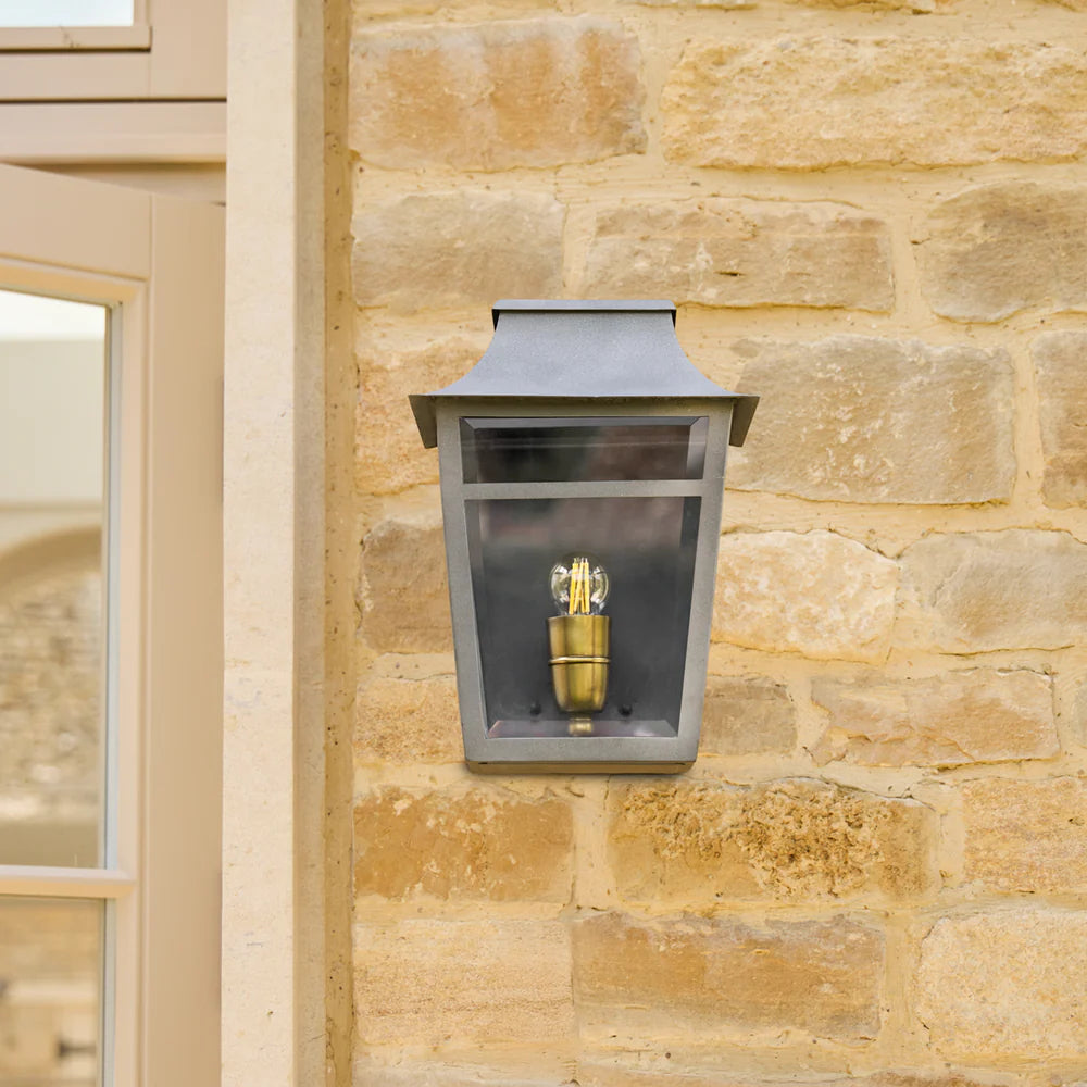 Pooky Majorelle IP44 Wall Light in Grey