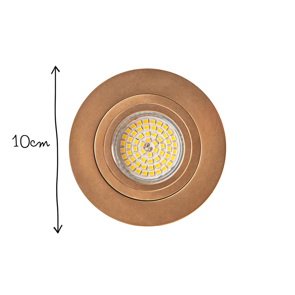 Pooky - Maz Recessed Spotlight - Brass